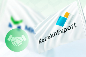 “哈萨克斯坦出口信贷机构”股份公司与“Microcreditbank”股份制商业银行签订合同