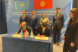 Экспортно-кредитное агентство Казахстана подписало стратегические документы с крупнейшими финансовыми институтами Кыргызстана