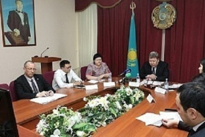 Meeting with the chief executives of the enterprises focused on export operations in Kostanai to represent measures of the state aid to exporters