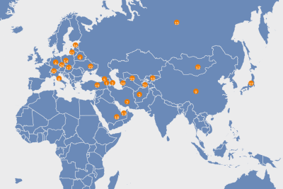 Geography of implemented projects